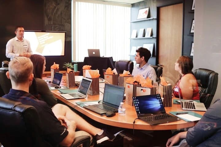 In-house sales team training