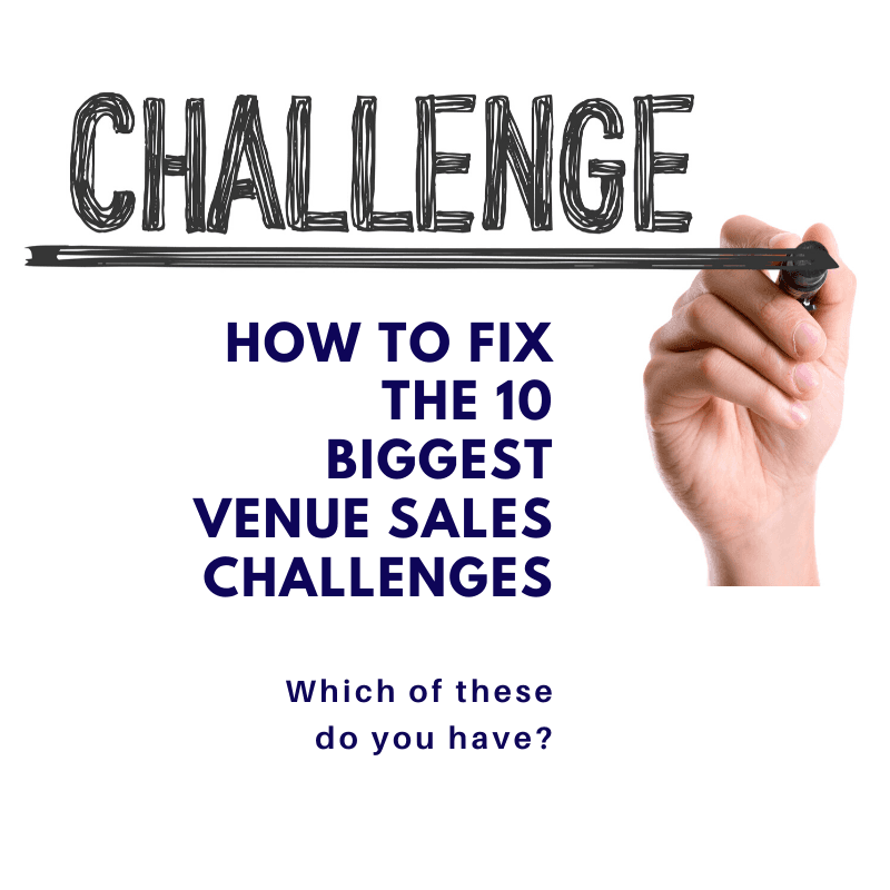 10 Biggest Venue Sales Challenges and How to FIX them