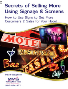 Secrets of Selling more Using Signage and Screens